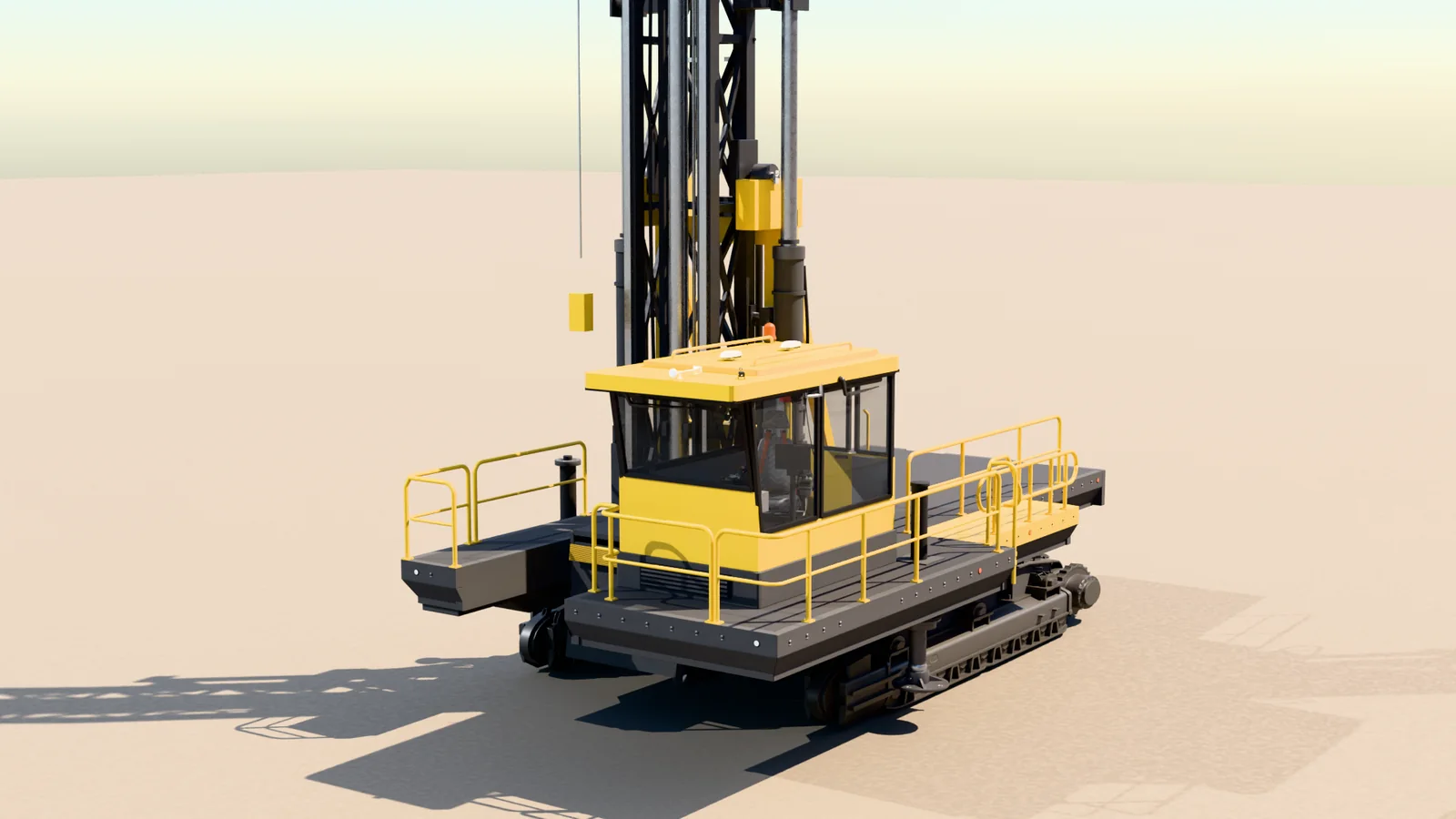 Blasthole drill rig