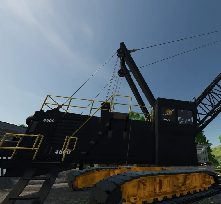 Walking dragline